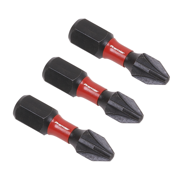 Pozi #2 Impact Power Tool Bits 25mm - 3pc - AK8208 - Farming Parts