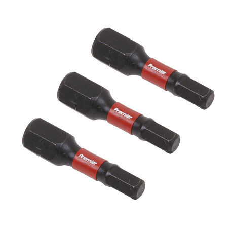 Hex 4mm Impact Power Tool Bits 25mm - 3pc - AK8212 - Farming Parts