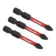 Phillips #2 Impact Power Tool Bits 50mm - 3pc - AK8230 - Farming Parts