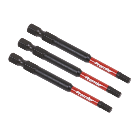 Hex 4mm Impact Power Tool Bits 75mm - 3pc - AK8262 - Farming Parts