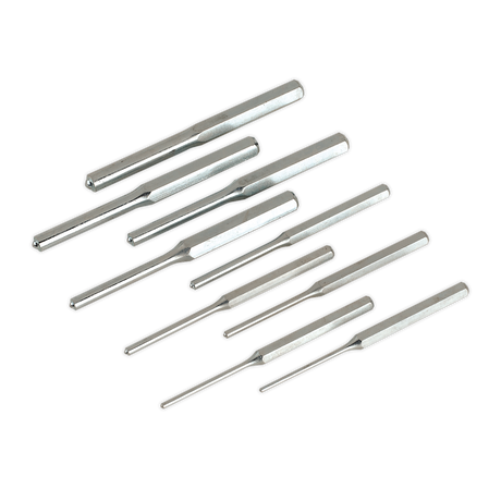 Roll Pin Punch Set 9pc 1/8-1/2" - Imperial - AK9109 - Farming Parts