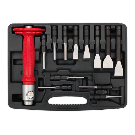 Interchangeable Punch & Chisel Set 13pc - AK9215 - Farming Parts