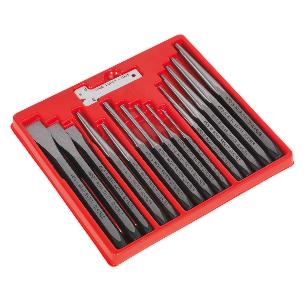 Punch & Chisel Set 16pc - AK9216 - Farming Parts