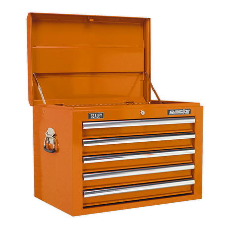 Topchest 5 Drawer with Ball-Bearing Slides - Orange - AP26059TO - Farming Parts