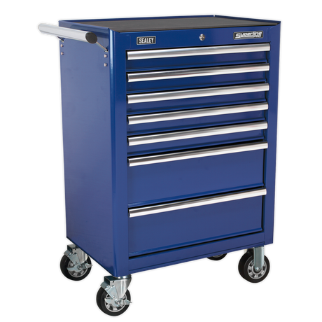 Rollcab 7 Drawer with Ball-Bearing Slides - Blue - AP26479TC - Farming Parts