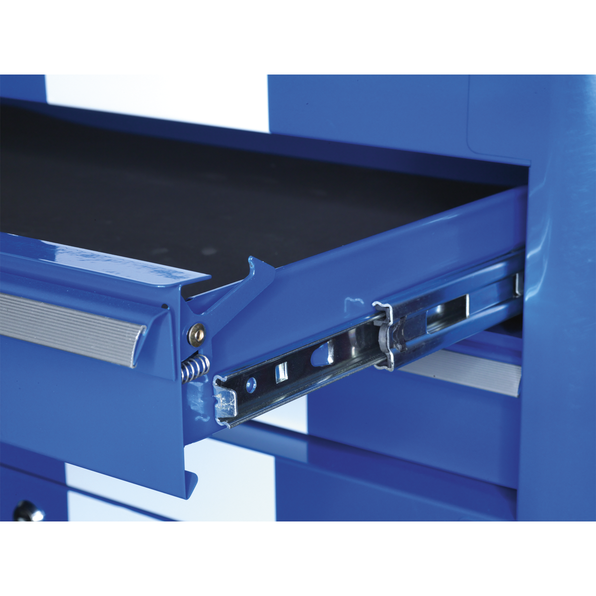 Topchest 4 Drawer Retro Style - Blue with White Stripes - AP28104BWS - Farming Parts
