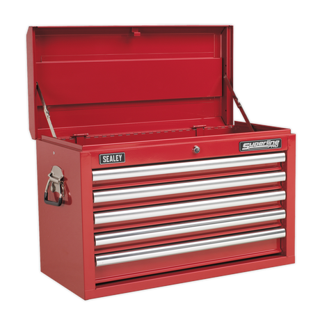 Topchest 5 Drawer with Ball-Bearing Slides - Red - AP33059 - Farming Parts