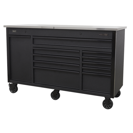 Mobile Tool Cabinet 1600mm with Power Tool Charging Drawer - AP6310BE - Farming Parts