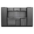 Superline PRO® 3.24m Storage System - Stainless Steel Worktop - APMSSTACK13SS - Farming Parts