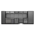 Superline PRO® 4.9m Storage System - Stainless Steel Worktop - APMSSTACK16SS - Farming Parts