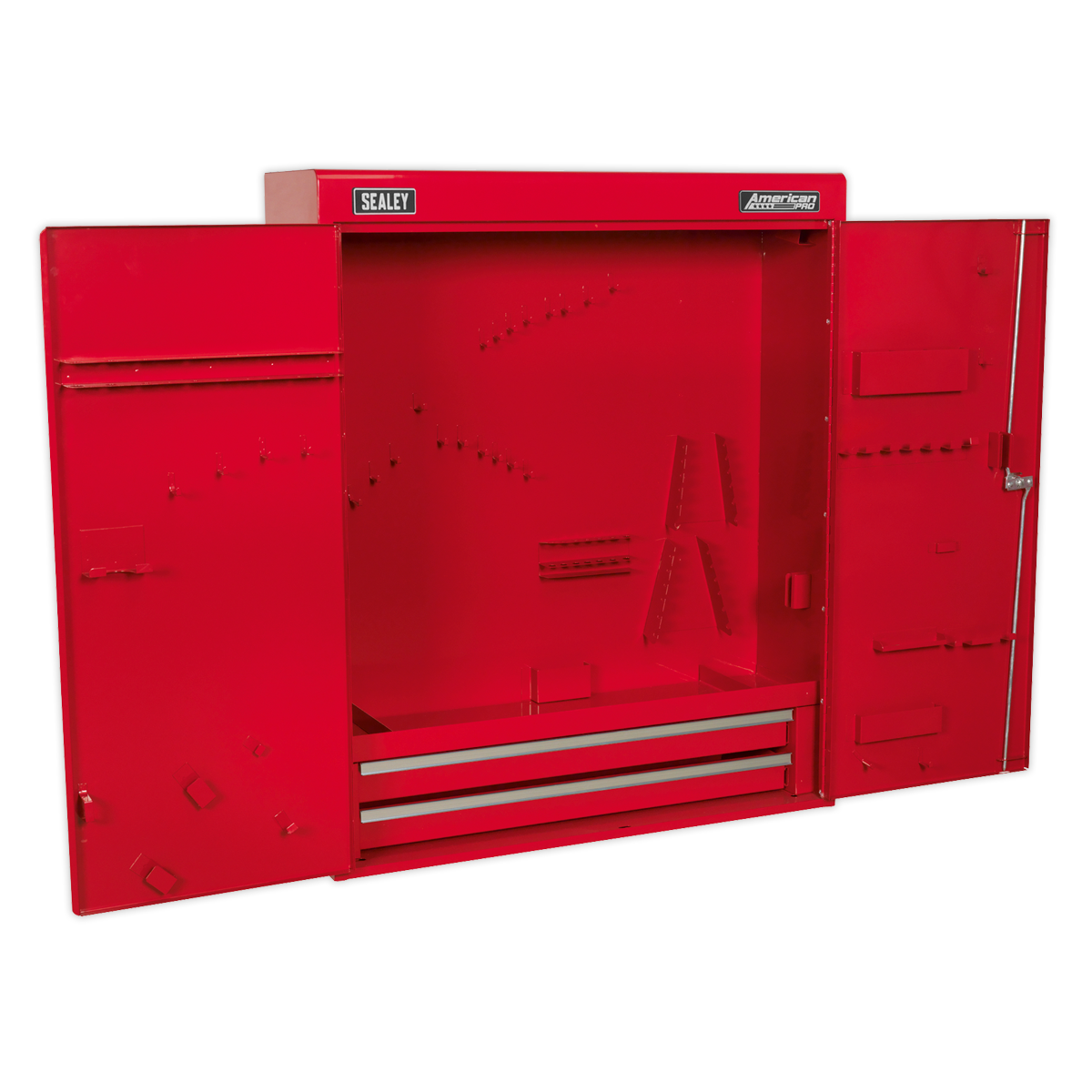 Wall Mounting Tool Cabinet with 2 Drawers - APW750 - Farming Parts