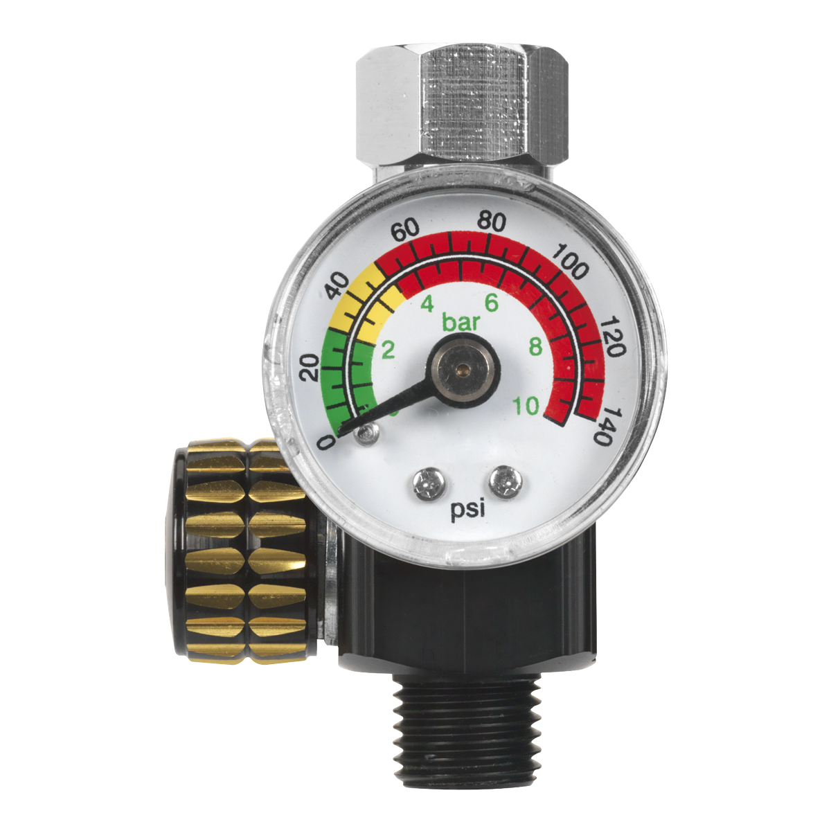 On-Gun Air Pressure Regulator/Gauge - AR01 - Farming Parts