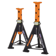 Axle Stands (Pair) 6 Tonne Capacity per Stand - Orange - AS6O - Farming Parts