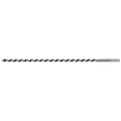 The Sealey Auger Wood Drill Ø10 x 460mm - AW10x460 is a long, black drill bit with a spiral groove and pointed tip, featuring a hexagonal shank for better grip and designed specifically for wood drilling in higher torque ranges.