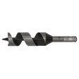The Sealey Auger Wood Drill Ø28 x 155mm - AW28x155 features a helical screw blade and a hexagonal shank.