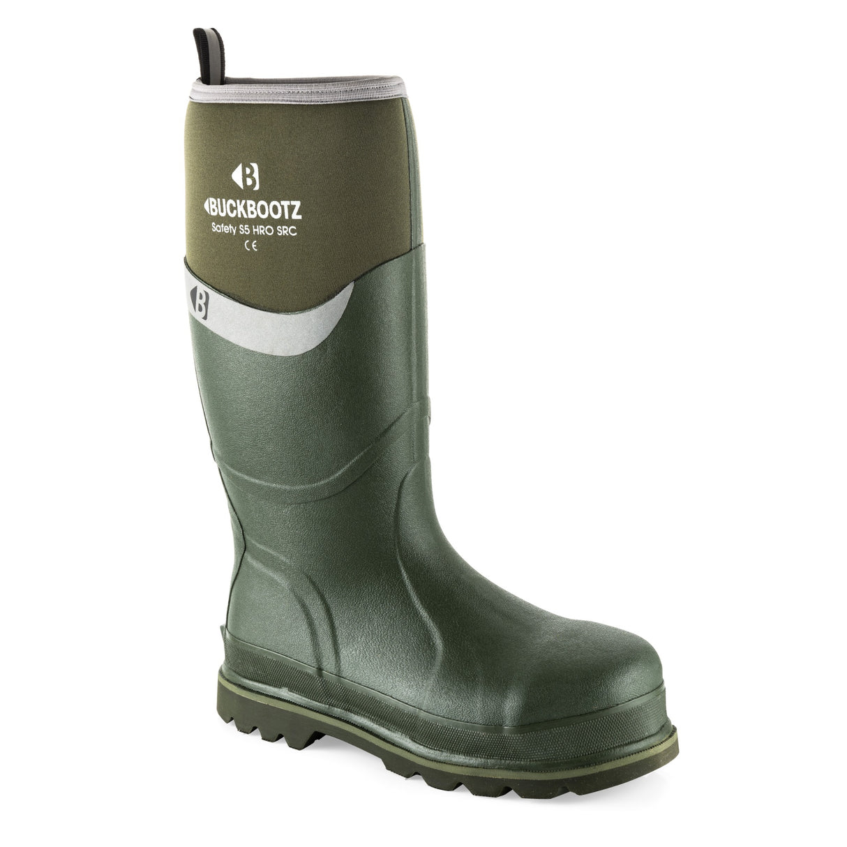 Buckler Safety Buckbootz Green – Waterproof Steel Toe Work Boots | BBZ6000GR