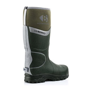 Buckler - BBZ8000 S5 Green 360° High Visibility Neoprene/Rubber Safety Wellington Boot with Ankle Protection - Farming Parts