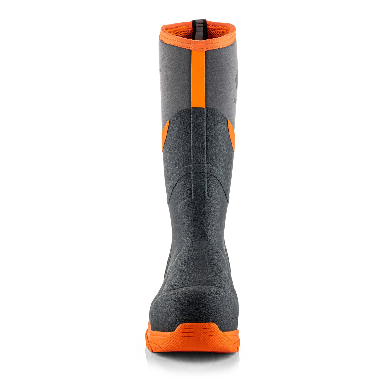 Buckbootz BBZ9000GYOR Hi-Vis Safety Wellington S5S Metatarsal