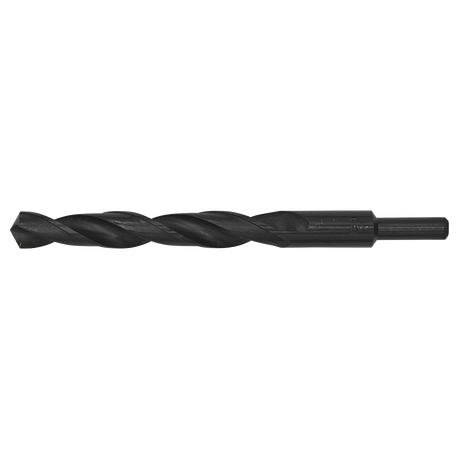 The Sealey Blacksmith Bit - Ø13 x 150mm - BSB13.0 features a black oxide finish, cylindrical shank, and spiral grooves.