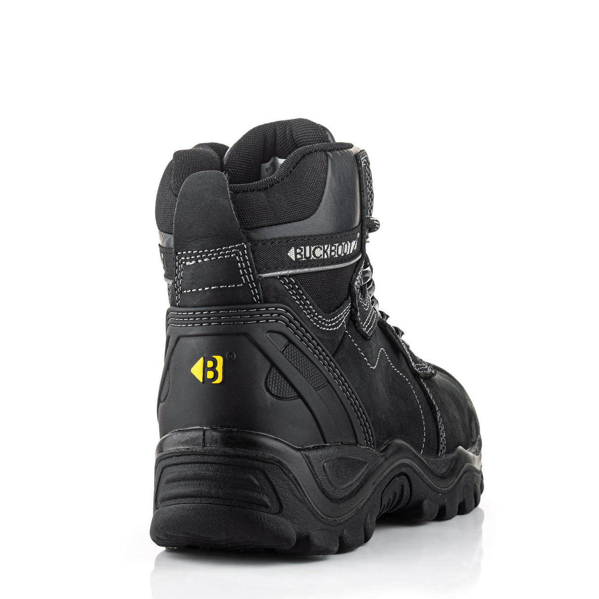 Buckler Buckshot Safety Boots – Black Waterproof Steel Toe Work Boots | BSH009BK