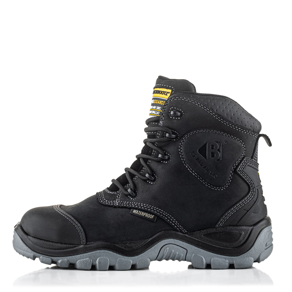 *SPECIAL PRICE* - Buckler Safety Boots Waterproof Black – BSH012BK | Durable & Lightweight Protection