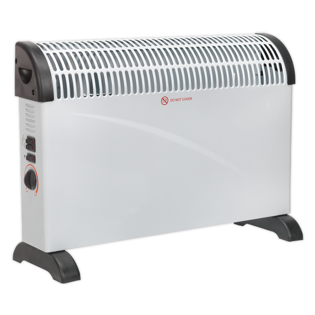 Convector Heater 2000W 3 Heat Settings Thermostat Turbo Fan - CD2005T - Farming Parts