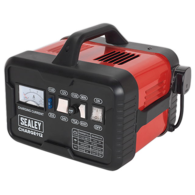 Battery Charger 16A 12/24V 230V - CHARGE112 - Farming Parts