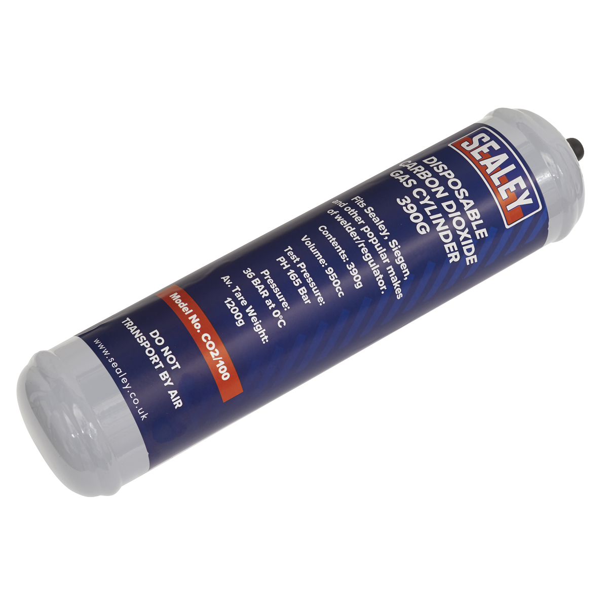 Sealey Gas Cylinder Disposable Carbon Dioxide 390g CO2/100 main image 1