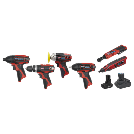 6 x 12V SV12 Series Cordless Power Tool Combo Kit - CP1200COMBO2 - Farming Parts