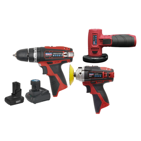 3 x 12V SV12 Series Cordless Power Tool Combo Kit - CP1200COMBO7 - Farming Parts