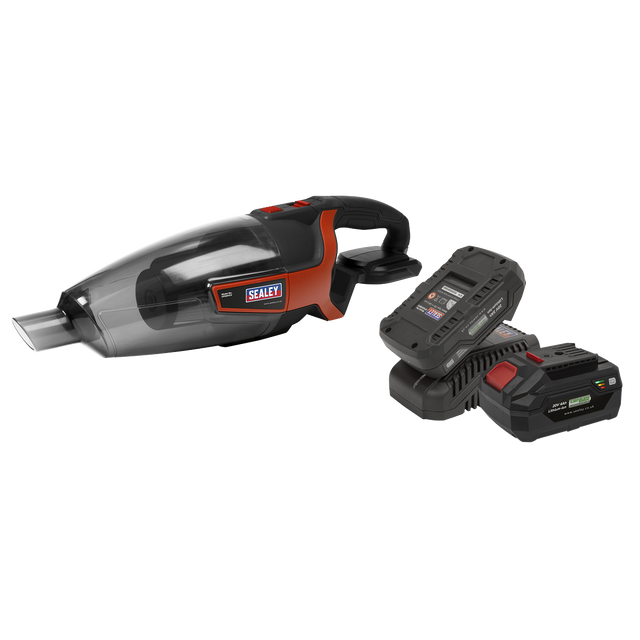 Cordless Handheld Vacuum Cleaner 650ml 20V SV20 Series Kit - 2 Batteries - CP20VCVKIT - Farming Parts