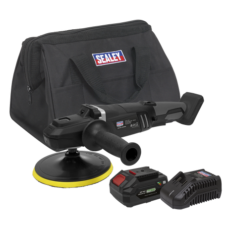 Brushless Rotary Polisher Kit Ø180mm 20V 4Ah SV20 Series - CP20VRPXKIT1 - Farming Parts