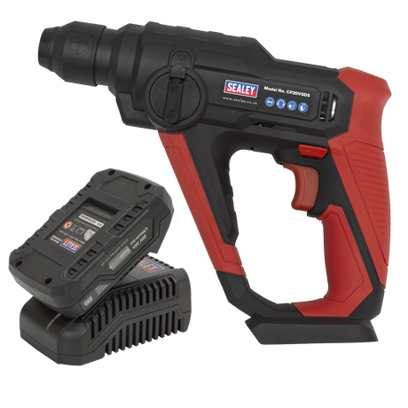 Cordless Rotary Hammer Drill Kit 20V 2Ah SV20 Series SDS Plus - CP20VSDSKIT1 - Farming Parts