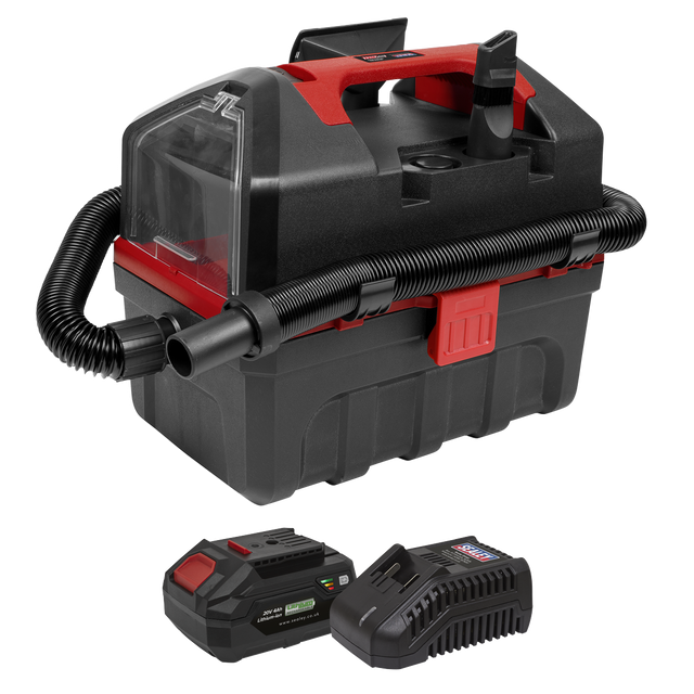 Cordless Wet and Dry Vacuum Kit 20V 4Ah SV20 Series - CP20VWDVKIT1 - Farming Parts
