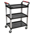 Workshop Trolley 3-Level Composite - 3 Wall - CX309 - Farming Parts