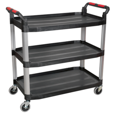 Workshop Trolley 3-Level Composite - 3 Wall - CX310 - Farming Parts