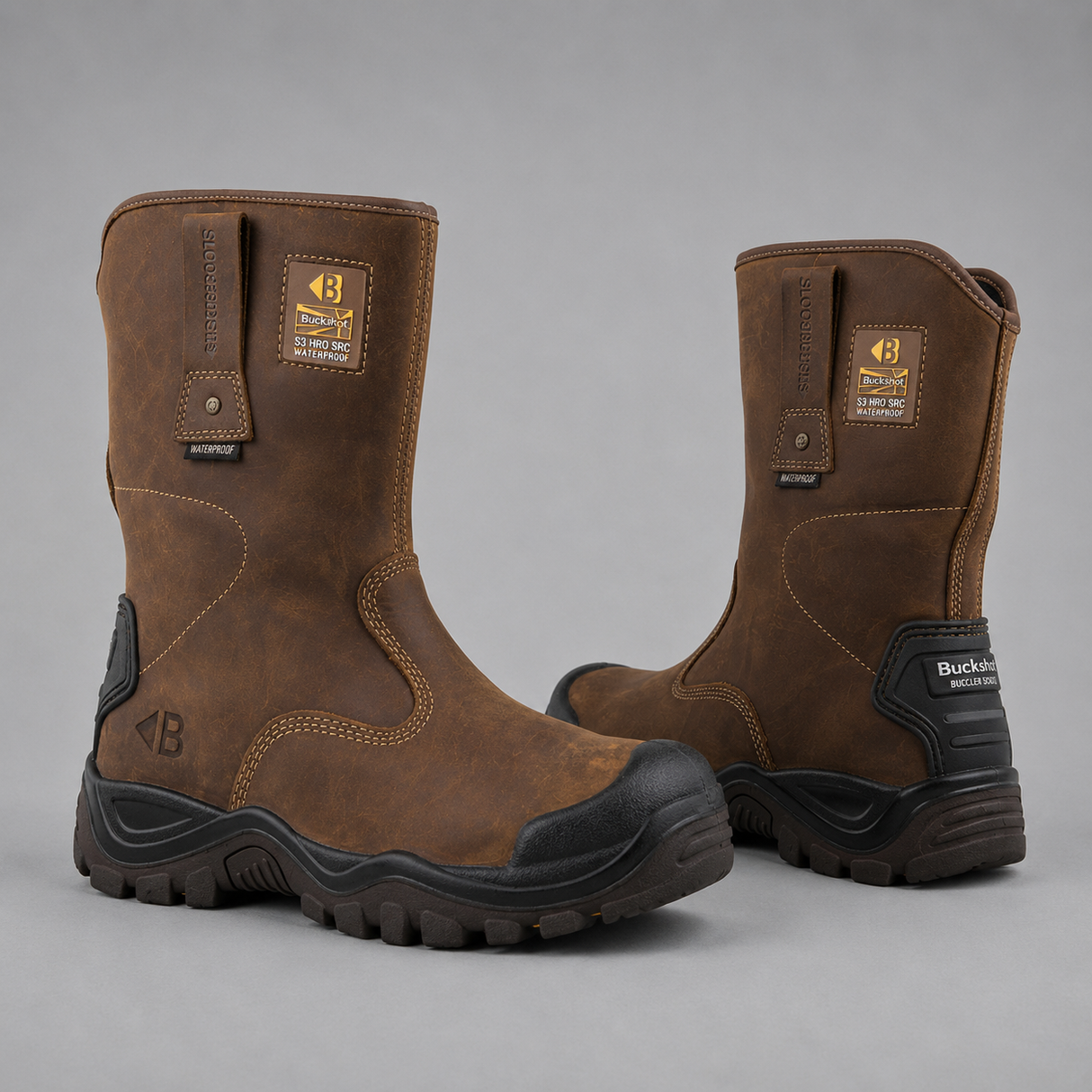 Buckler Waterproof Safety Rigger Boot – BSH010BR | Extra Comfort & Secure Fit
