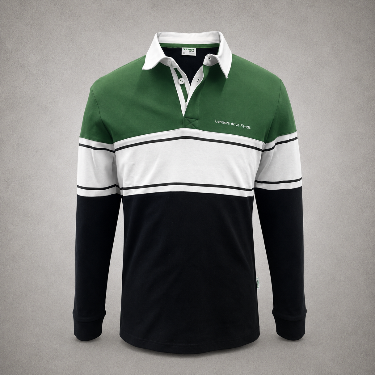 Fendt Long Sleeve Polo Shirt – "Leaders Drive Fendt" Collection | X9910232C