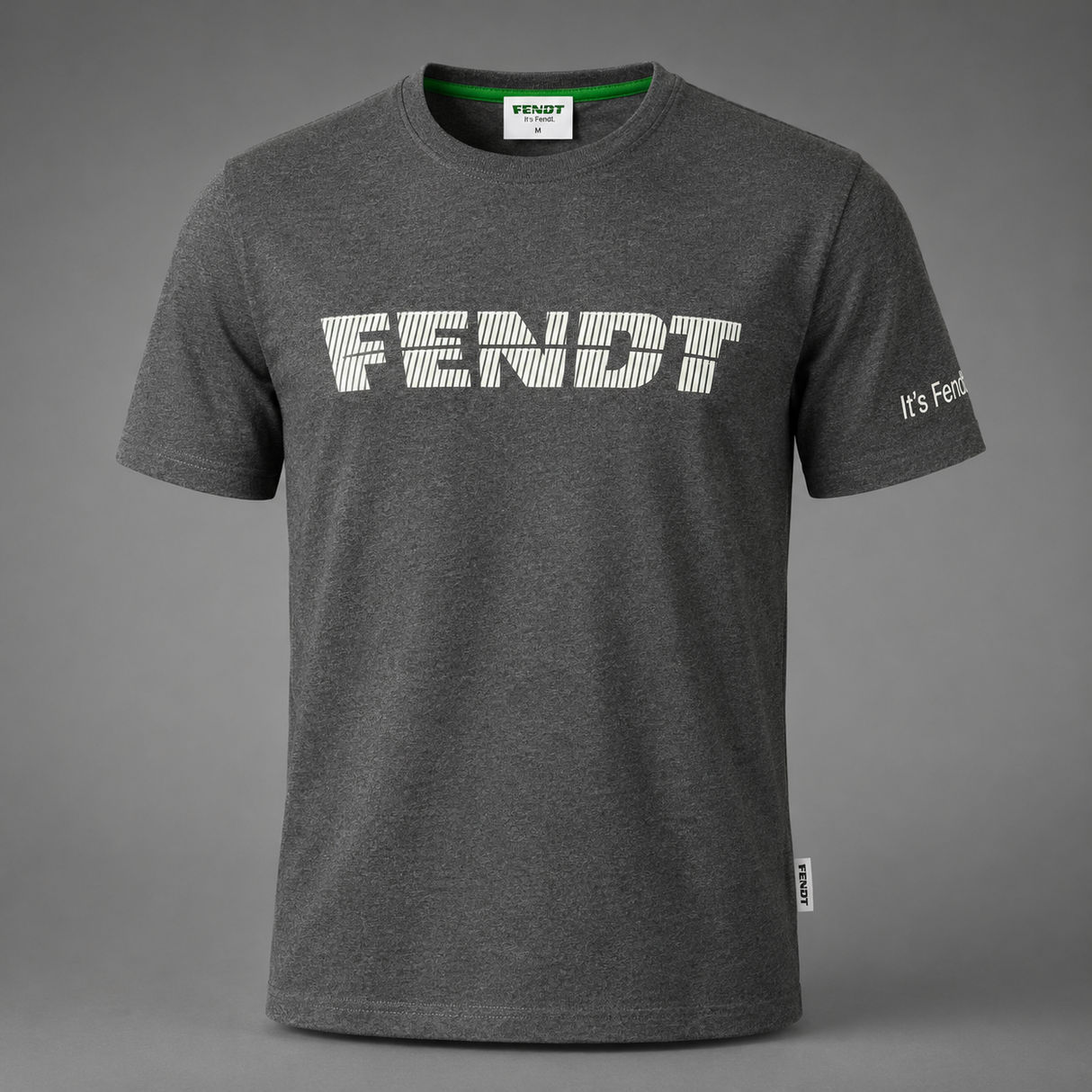 Fendt Men’s Grey T-Shirt – Classic Logo Design | X9910201C