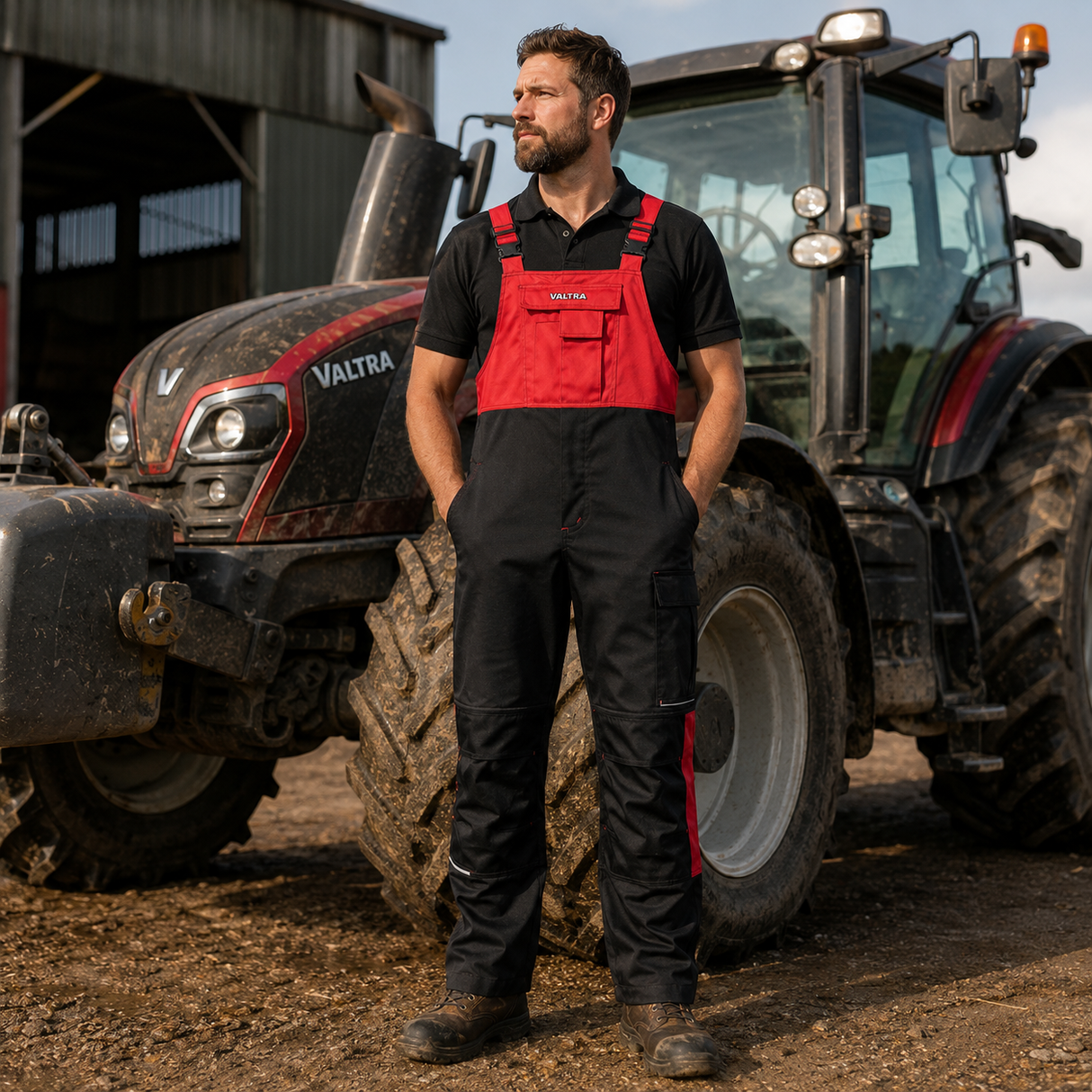 Valtra Bib & Brace Overalls – Durable, Adjustable & Reflective | V4260930