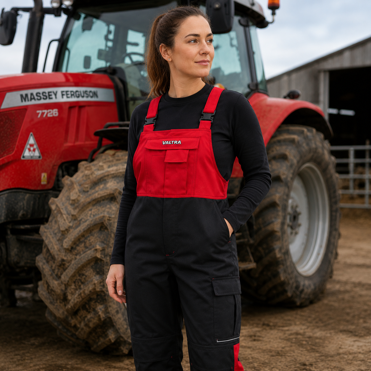 Valtra Bib & Brace Overalls – Durable, Adjustable & Reflective | V4260930