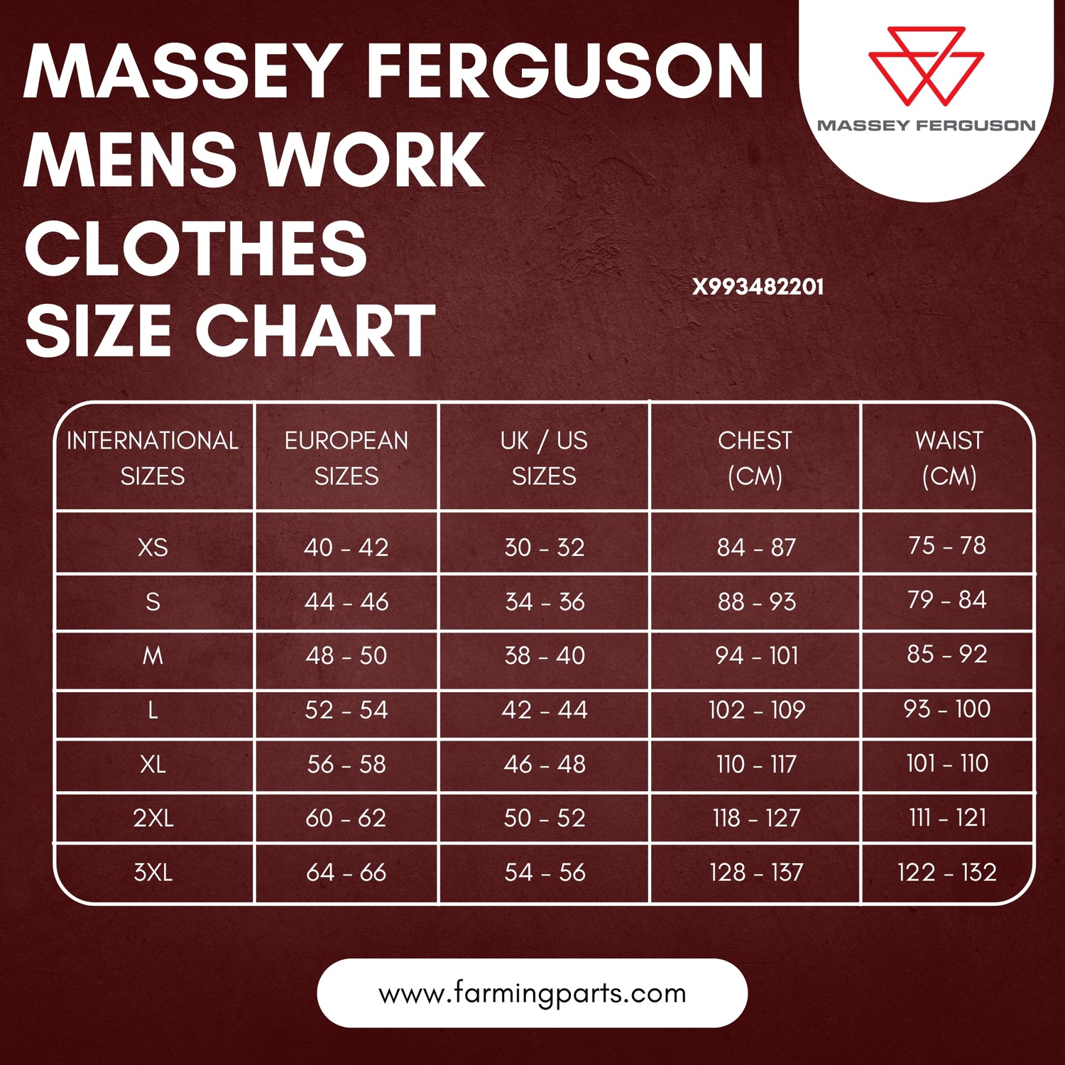 Massey Ferguson S Collection Overalls – Durable & Functional Workwear | X993482201