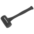 A Sealey Dead Blow Hammer 2.2lb - DBH1000 constructed from durable nitrile rubber, with a grip handle and the text "Premier Hand Tools" printed on the black head.
