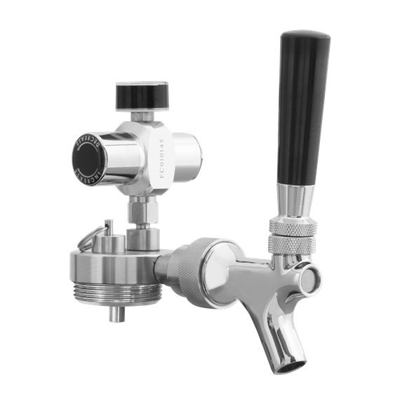 Sealey Baridi Mini Keg UK Beer Tap and CO2 Regulator DH102