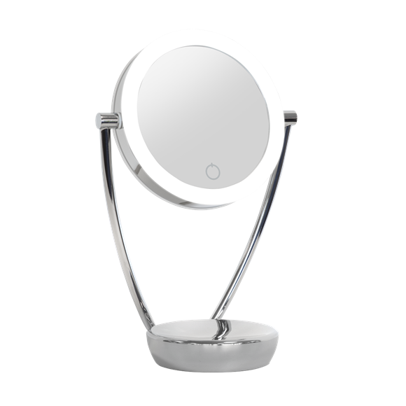 Sealey Dellonda Freestanding Double Sided LED Vanity Mirror 7.5" DH3