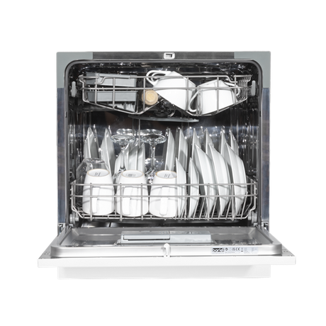 Sealey | Baridi Tabletop Dishwasher 8 Place Settings 8L Capacity - White - DH86