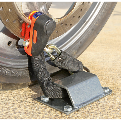 Motorcycle Ground Anchor - 4 Security Bolts - MCGA01 - Farming Parts