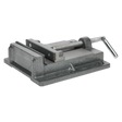 A Sealey Drill Vice Standard 150mm Jaw - DPV6, featuring an articulated threaded handle, adjustable screw mechanism, and replaceable steel jaws.