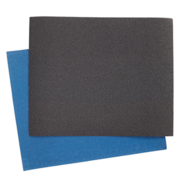 Emery Sheet Blue Twill 230 x 280mm 120Grit Pack of 25 - ES2328120 - Farming Parts