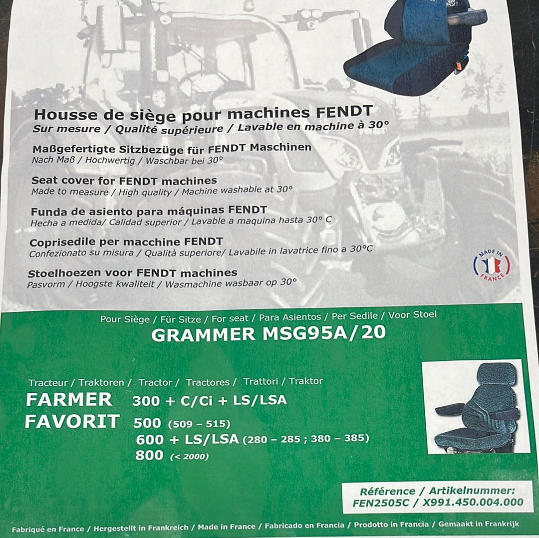 Fendt Farmer Favorit - Seat Cover - X991450004000 - Farming Parts